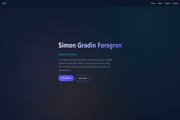 Portfolio Screenshot